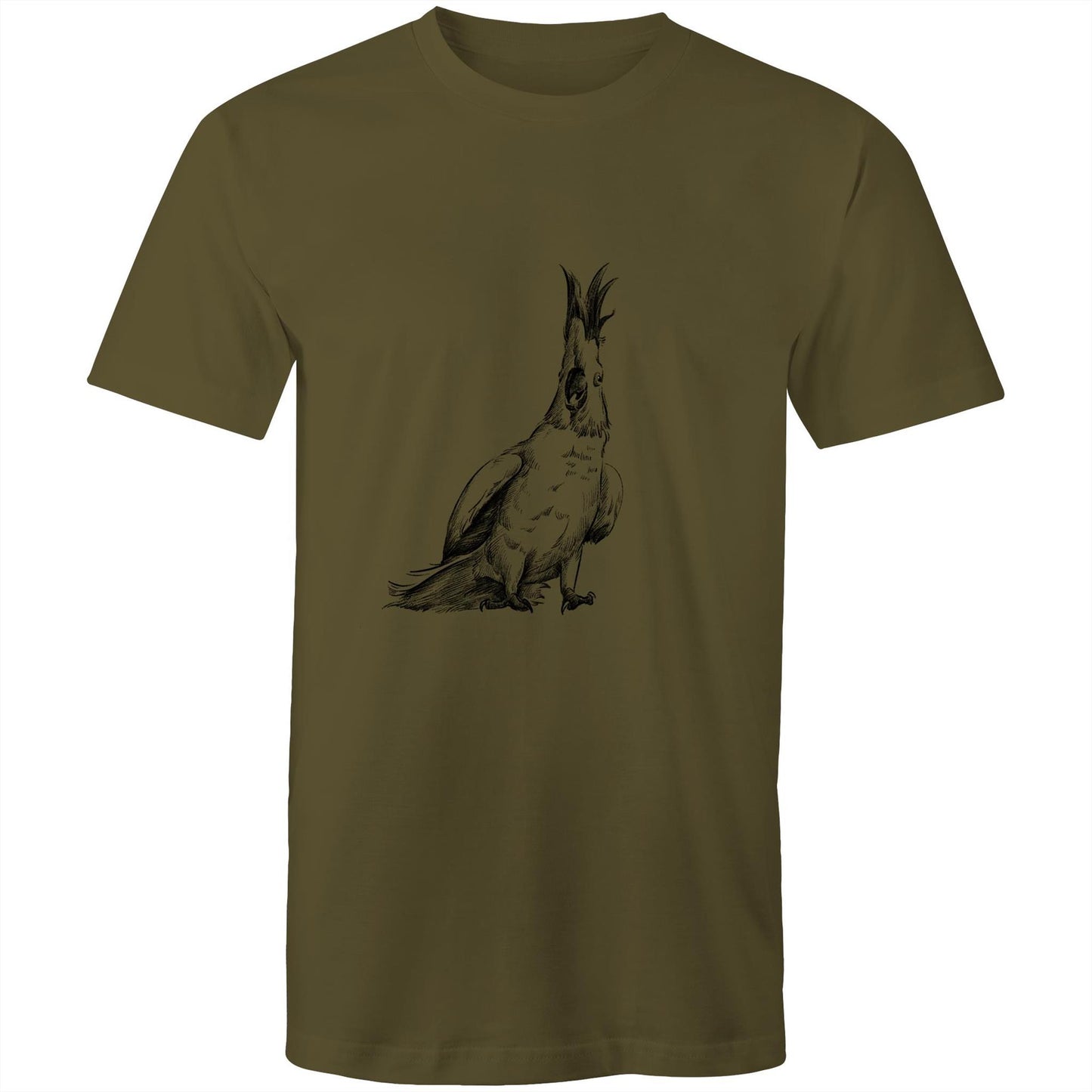 Men's Earthfolk T shirt - Being Cocky - The Crescent Moon