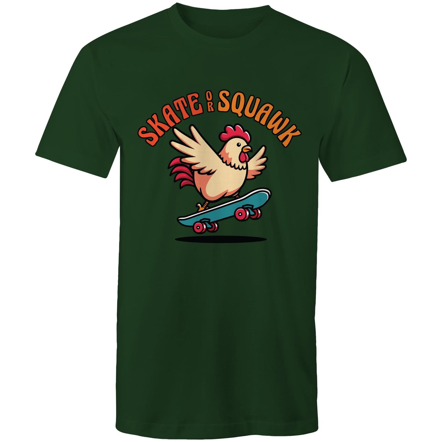 Men's Earthfolk T shirt - Skater Chook