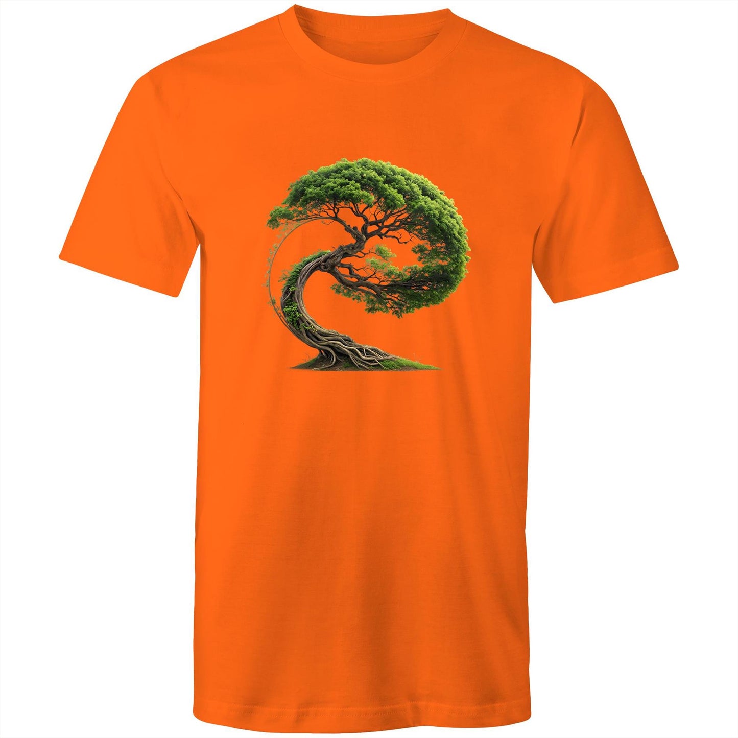 Men's Earthfolk T shirt - Swept in Motion - The Crescent Moon
