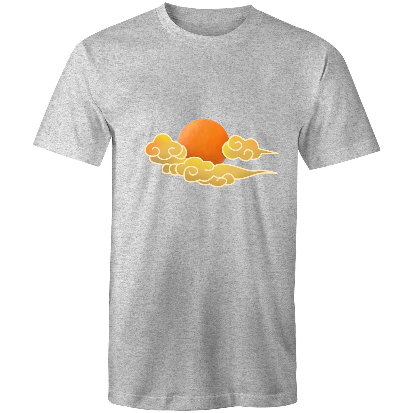 Men's Earthfolk T shirt - Cloud Swirl - The Crescent Moon