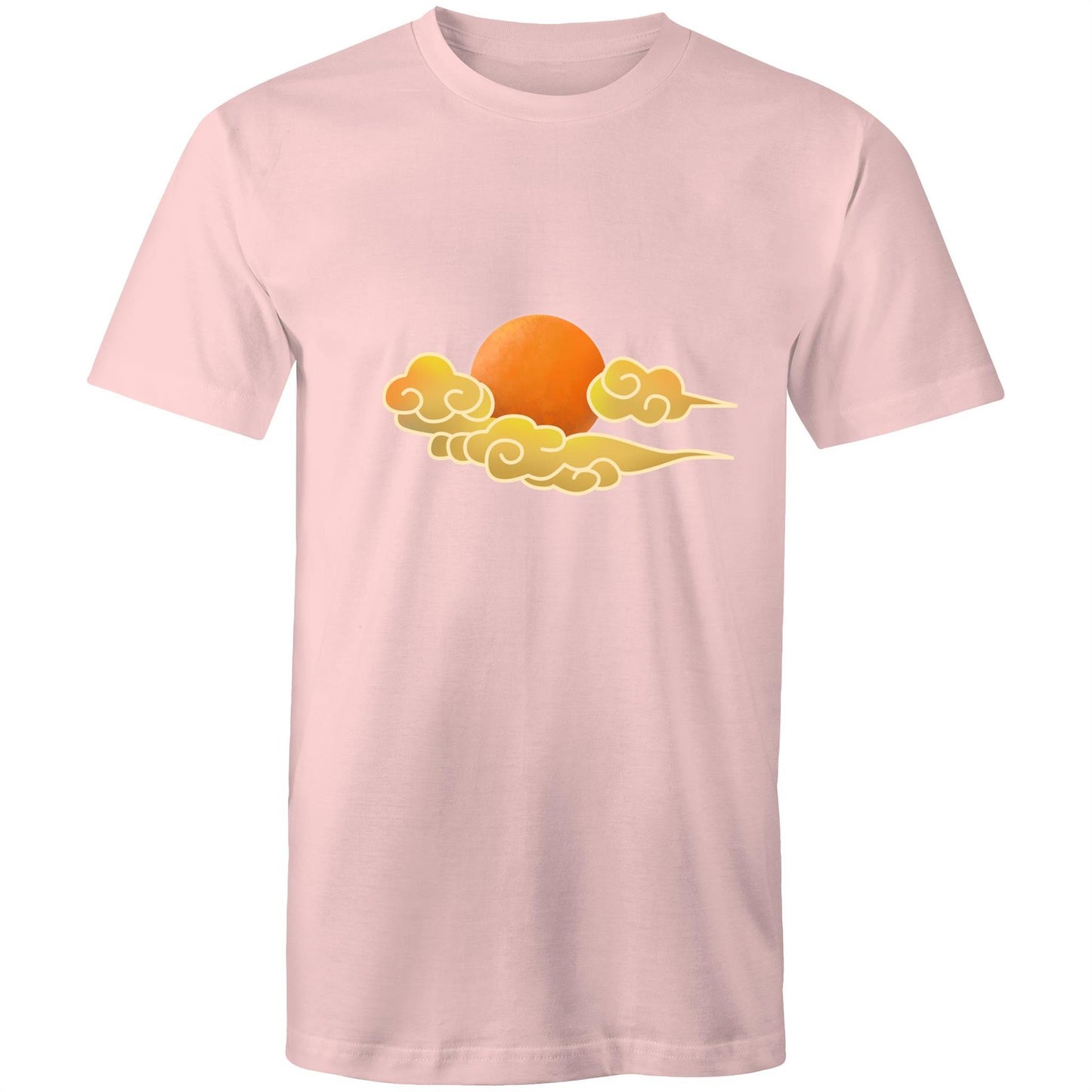 Men's Earthfolk T shirt - Cloud Swirl - The Crescent Moon