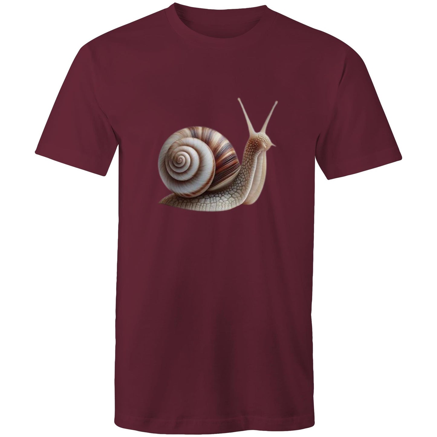Men's Earthfolk printed T shirt - Snail - The Crescent Moon