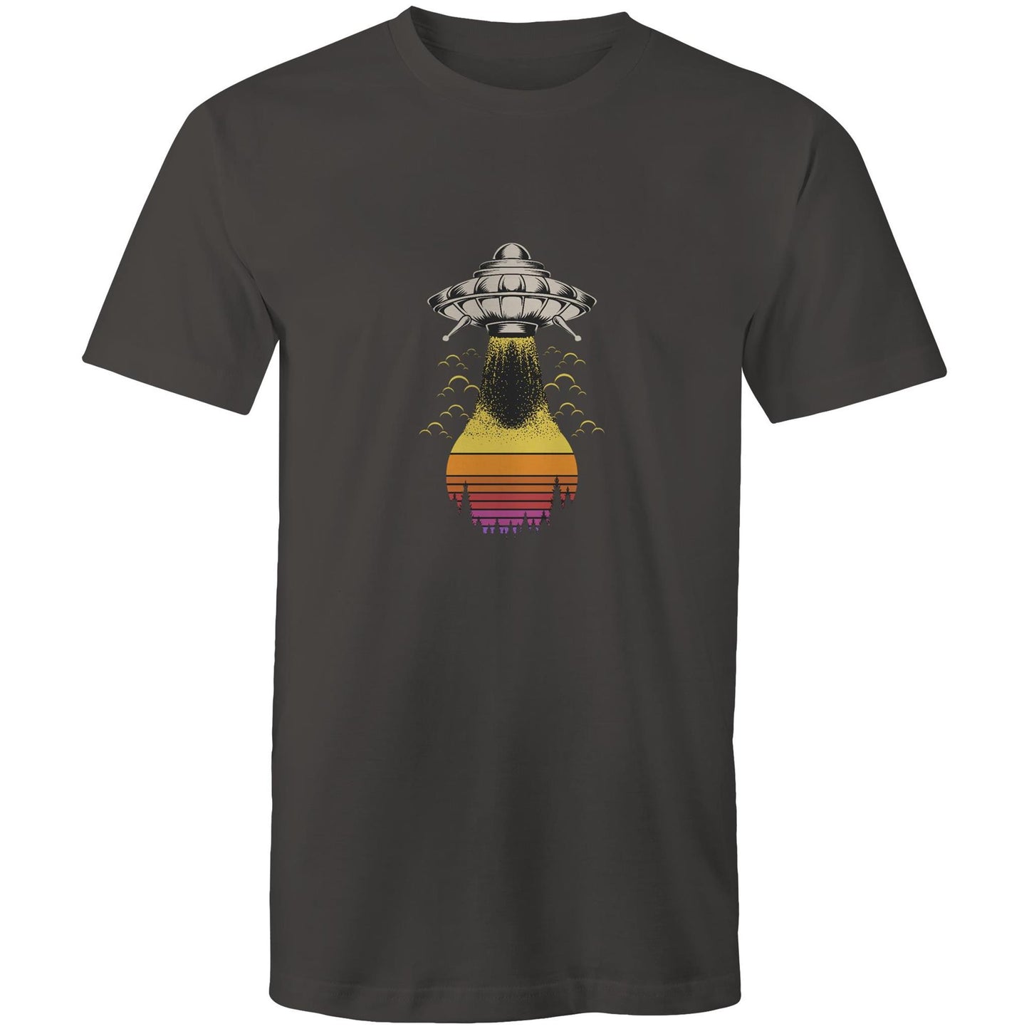 Men's Earthfolk Printed T shirt - Alien Summer - The Crescent Moon