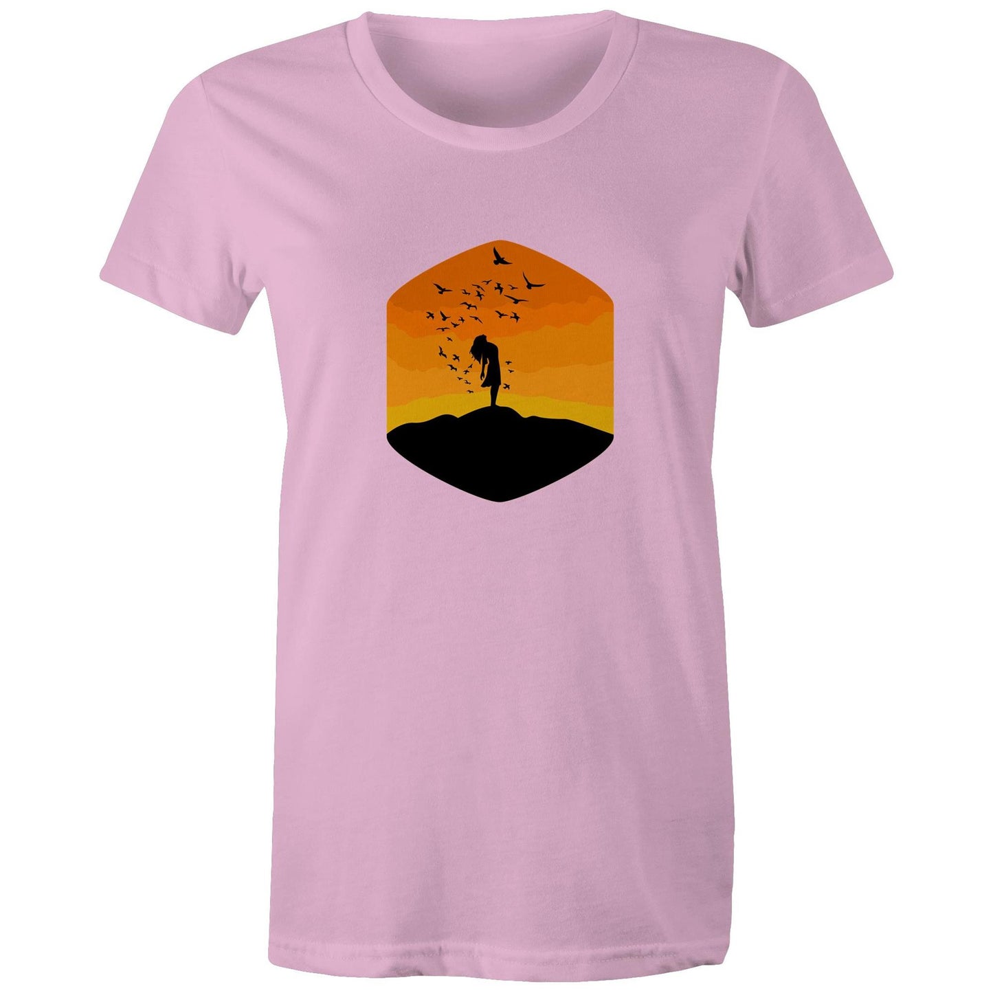 Women's Earthfolk Printed T shirt - Freedom