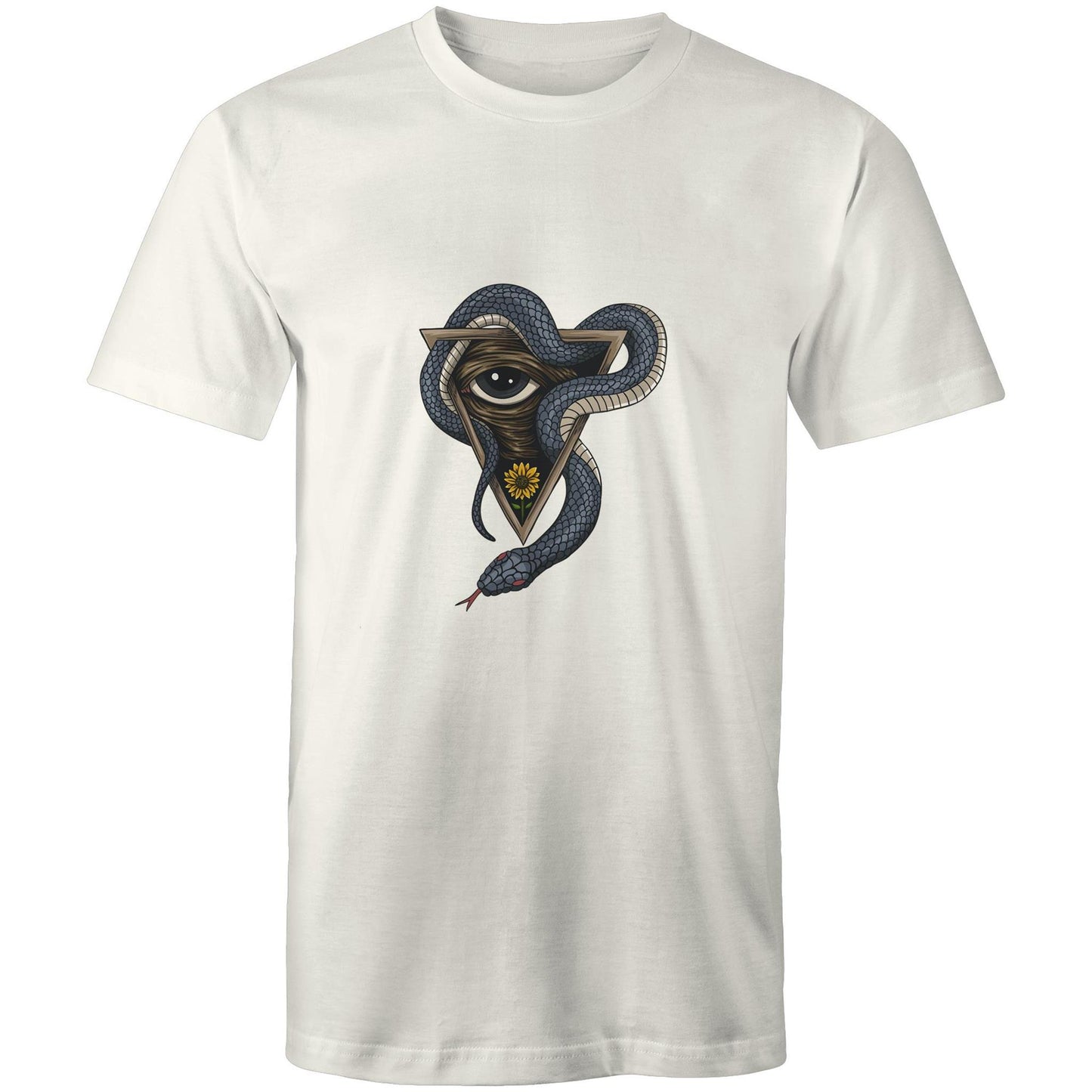 Men's Earthfolk T shirt - Serpents Vision - The Crescent Moon
