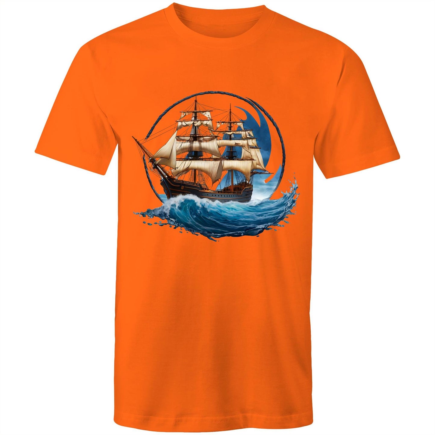 Men's Earthfolk T shirt - Ahoy me Hearties - The Crescent Moon