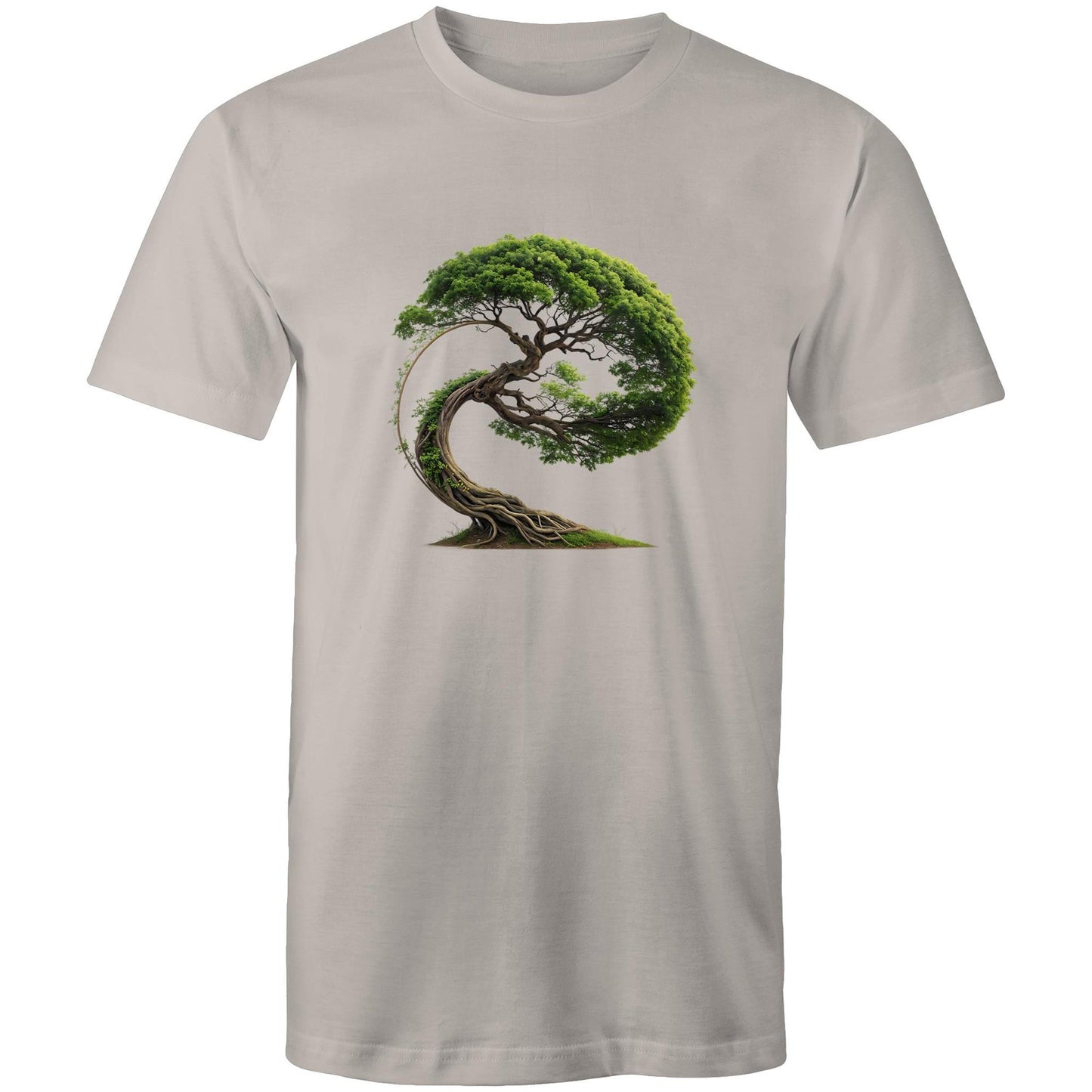 Men's Earthfolk T shirt - Swept in Motion - The Crescent Moon