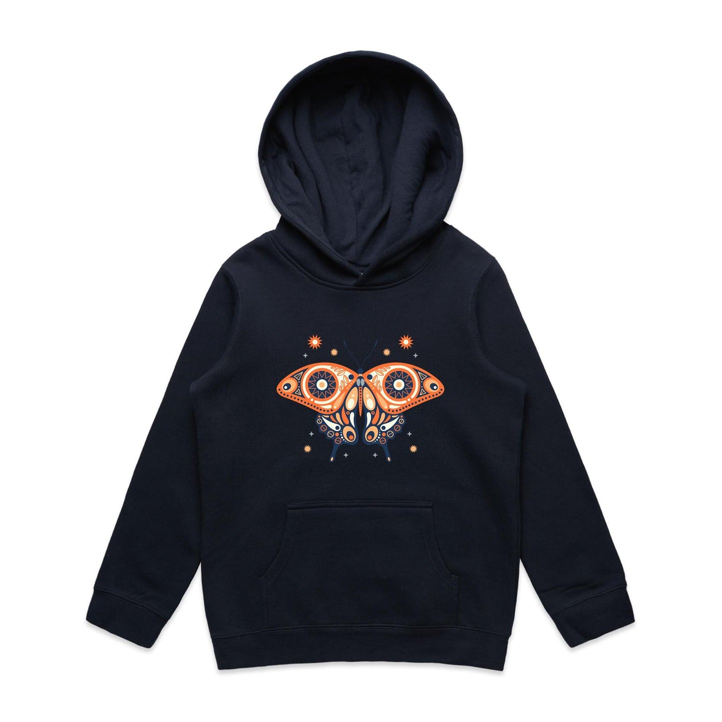 Kids Earthfolk Hoodie - Bohemian Butterfly