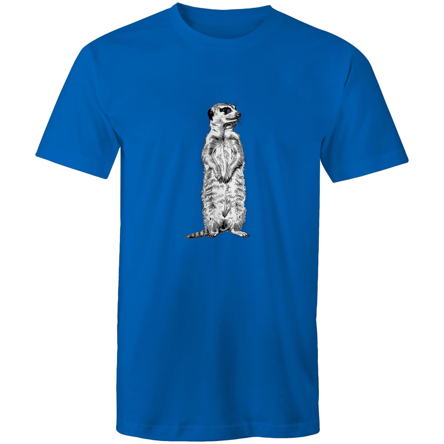 Mens Earthfolk T shirt - Meerkat - The Crescent Moon