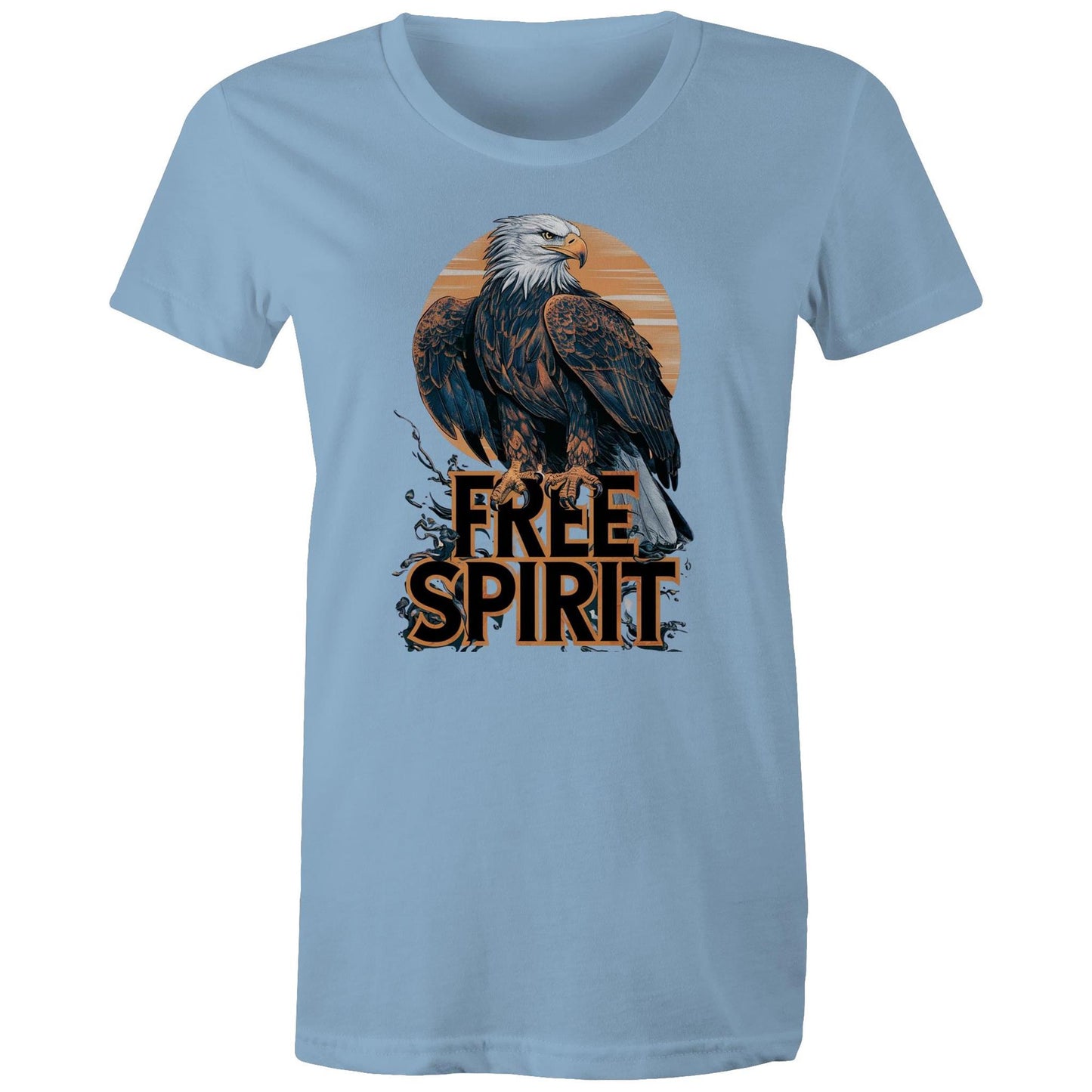 Womens Earthfolk T shirt - Free Spirit - The Crescent Moon