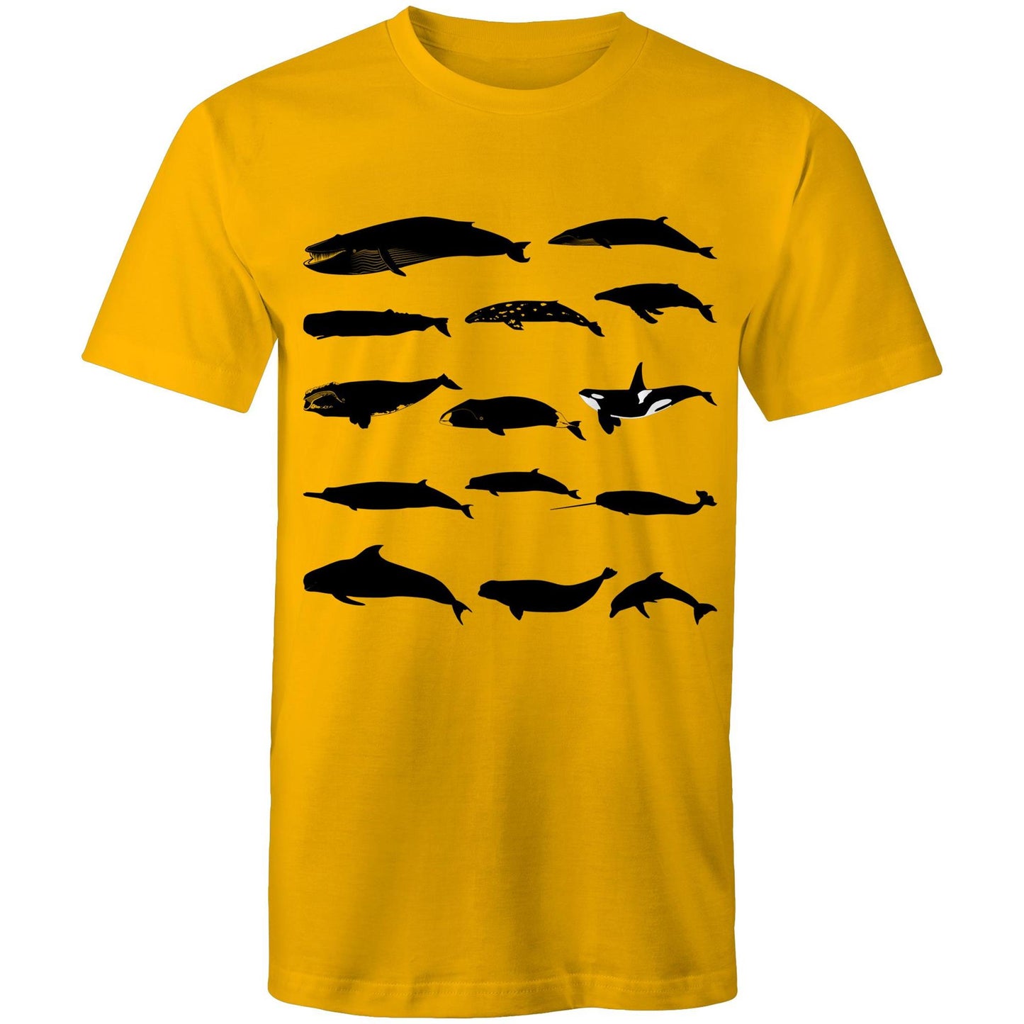 Men's Earthfolk Tshirt - Whale Silhouette - The Crescent Moon