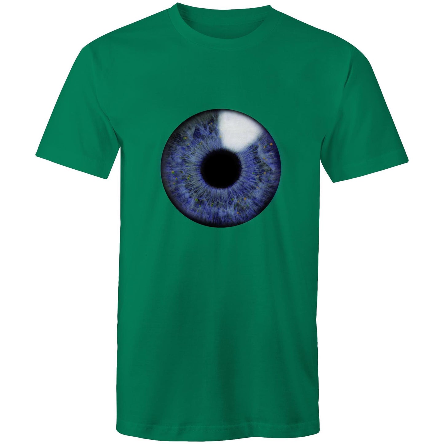 Earthfolk Printed T shirt - Mens Relaxed Fit - Eyeball - The Crescent Moon