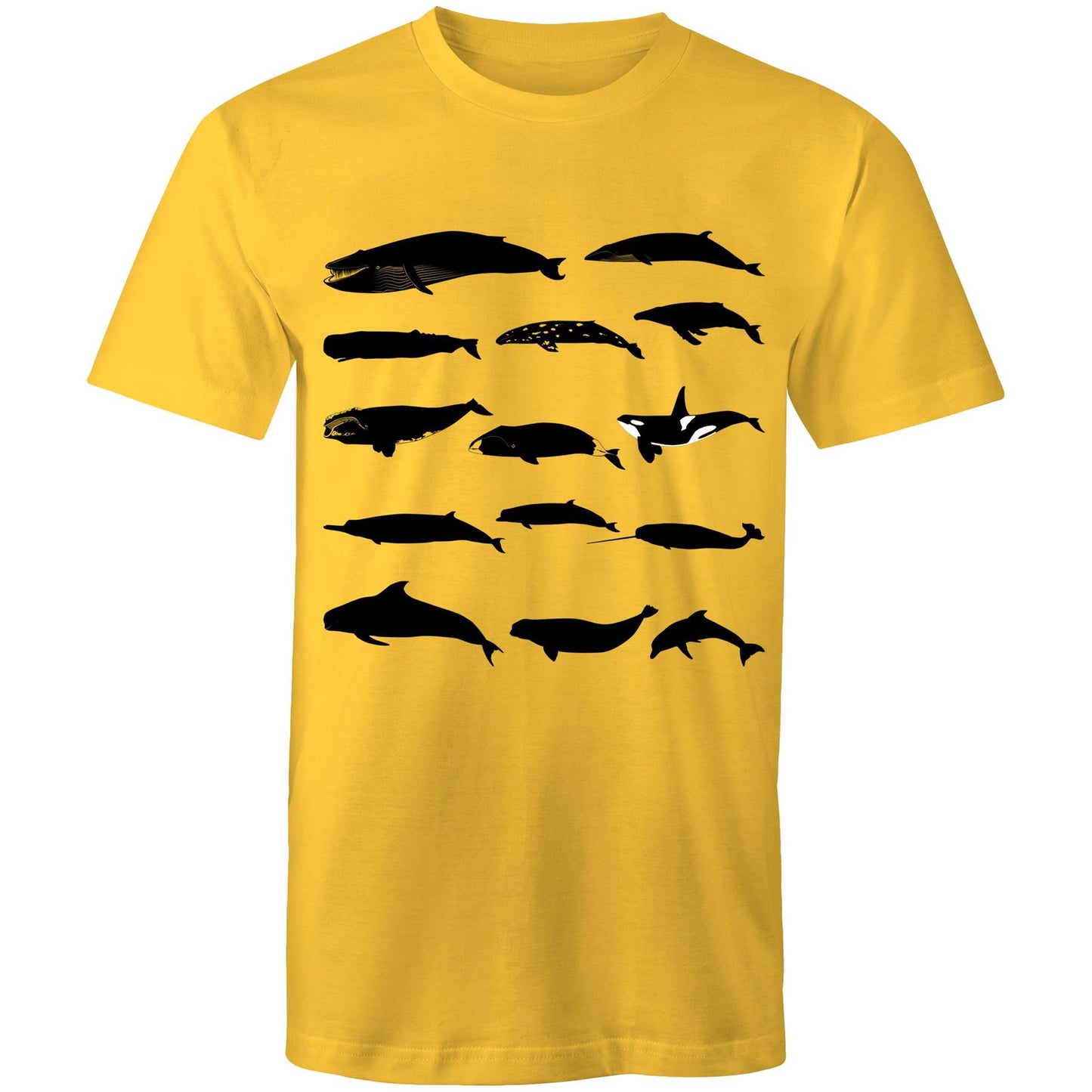 Men's Earthfolk Tshirt - Whale Silhouette - The Crescent Moon