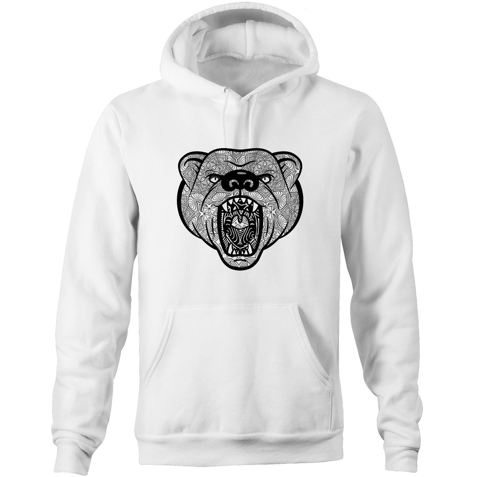 Unisex Earthfolk Hoodie - Bear Totem - The Crescent Moon