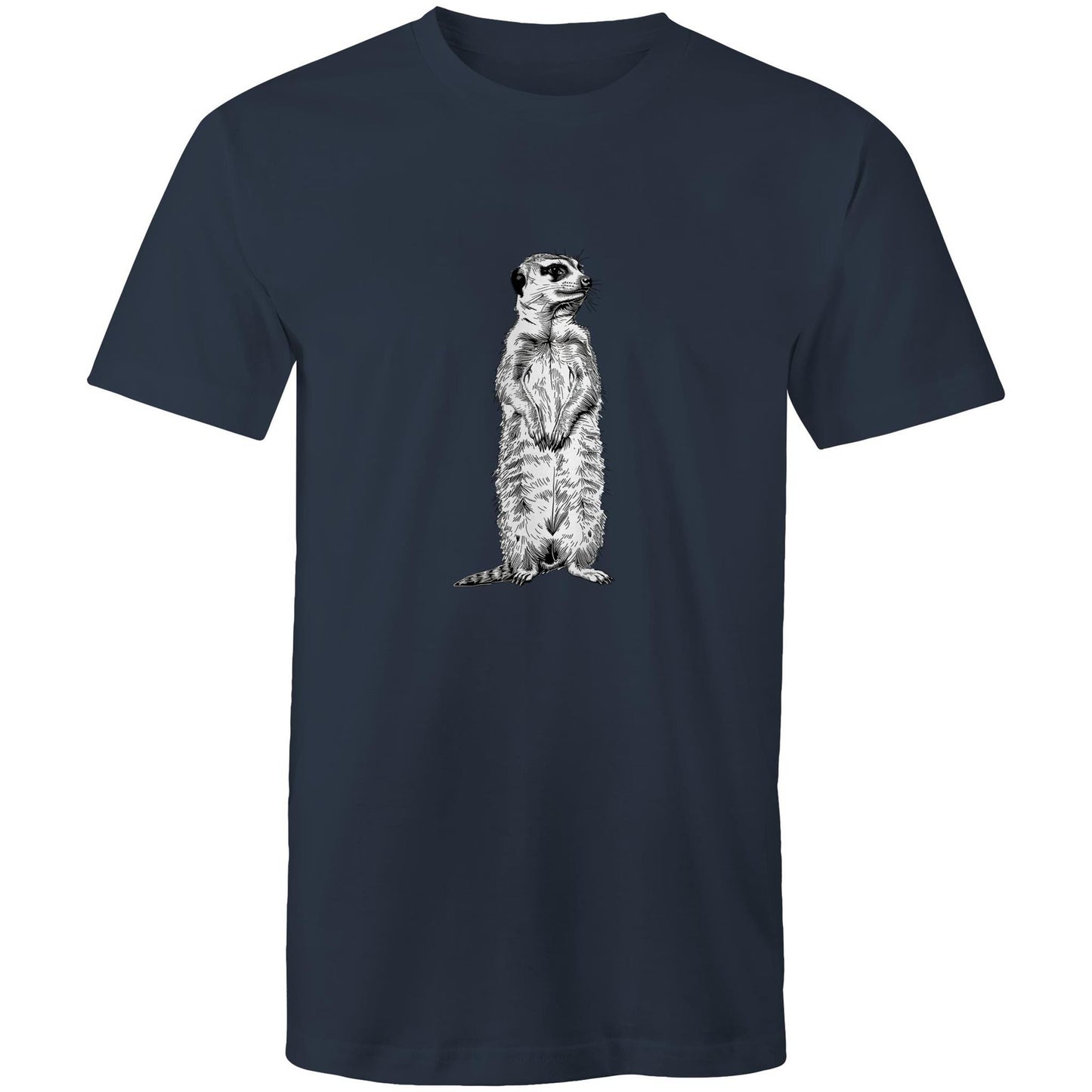 Mens Earthfolk T shirt - Meerkat - The Crescent Moon