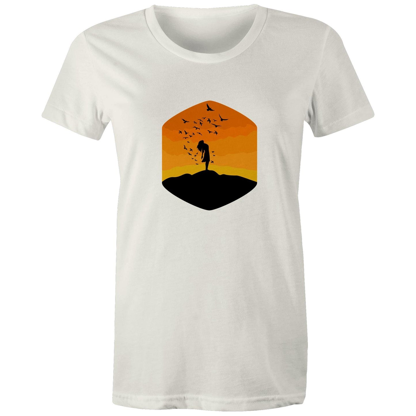 Women's Earthfolk Printed T shirt - Freedom