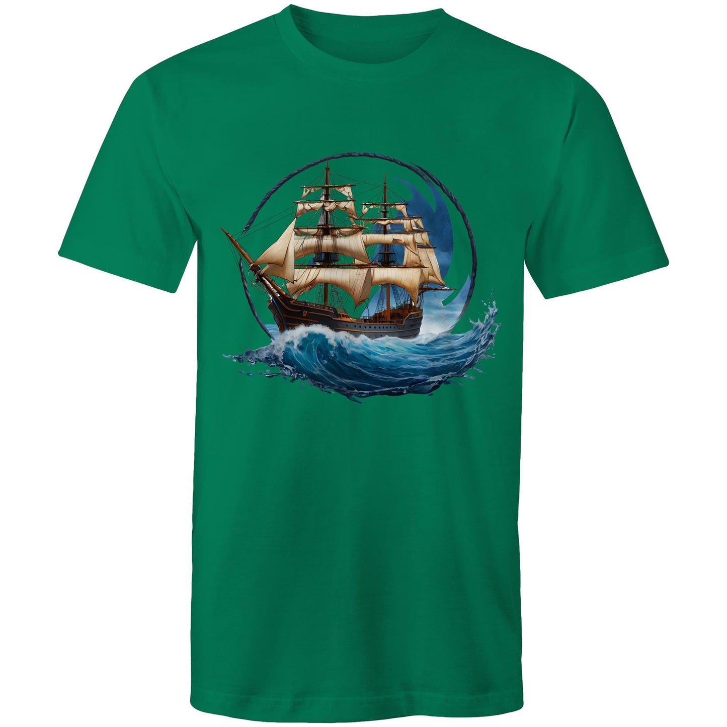 Men's Earthfolk T shirt - Ahoy me Hearties - The Crescent Moon