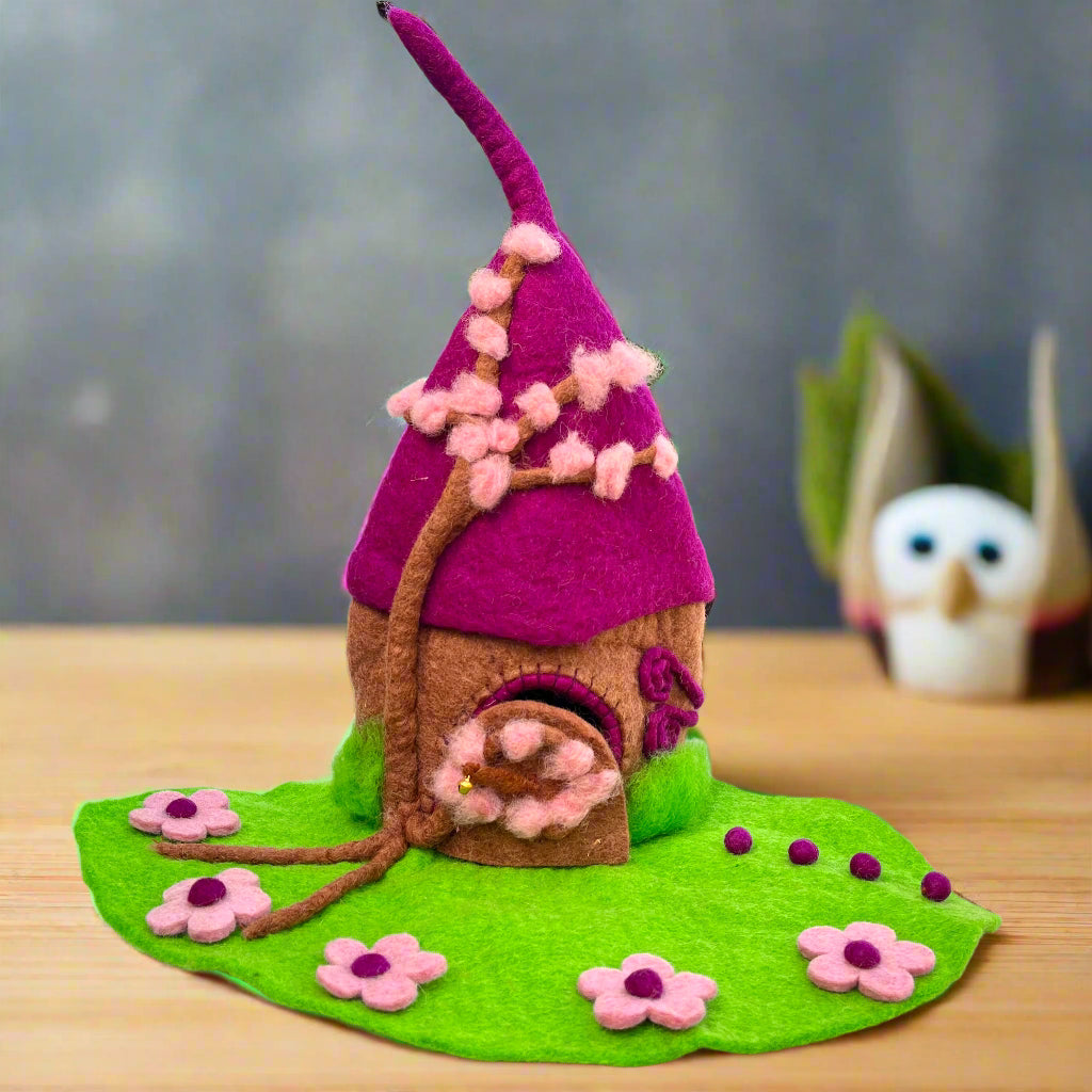 Felt Fairy houses