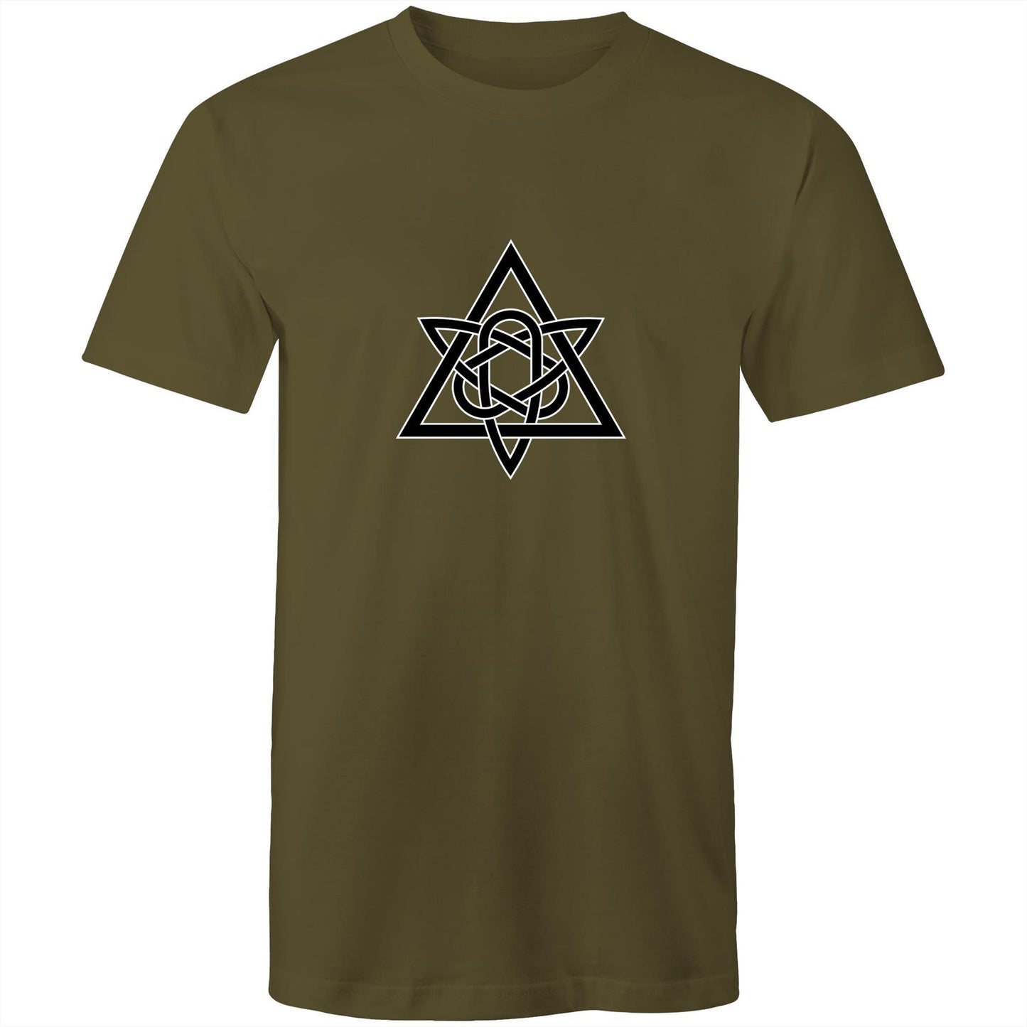 Men's Earthfolk T shirt - Celtic Geometry - The Crescent Moon