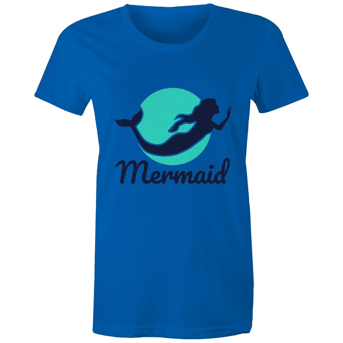 Women's Earthfolk Printed T shirt - Mermaid - The Crescent Moon