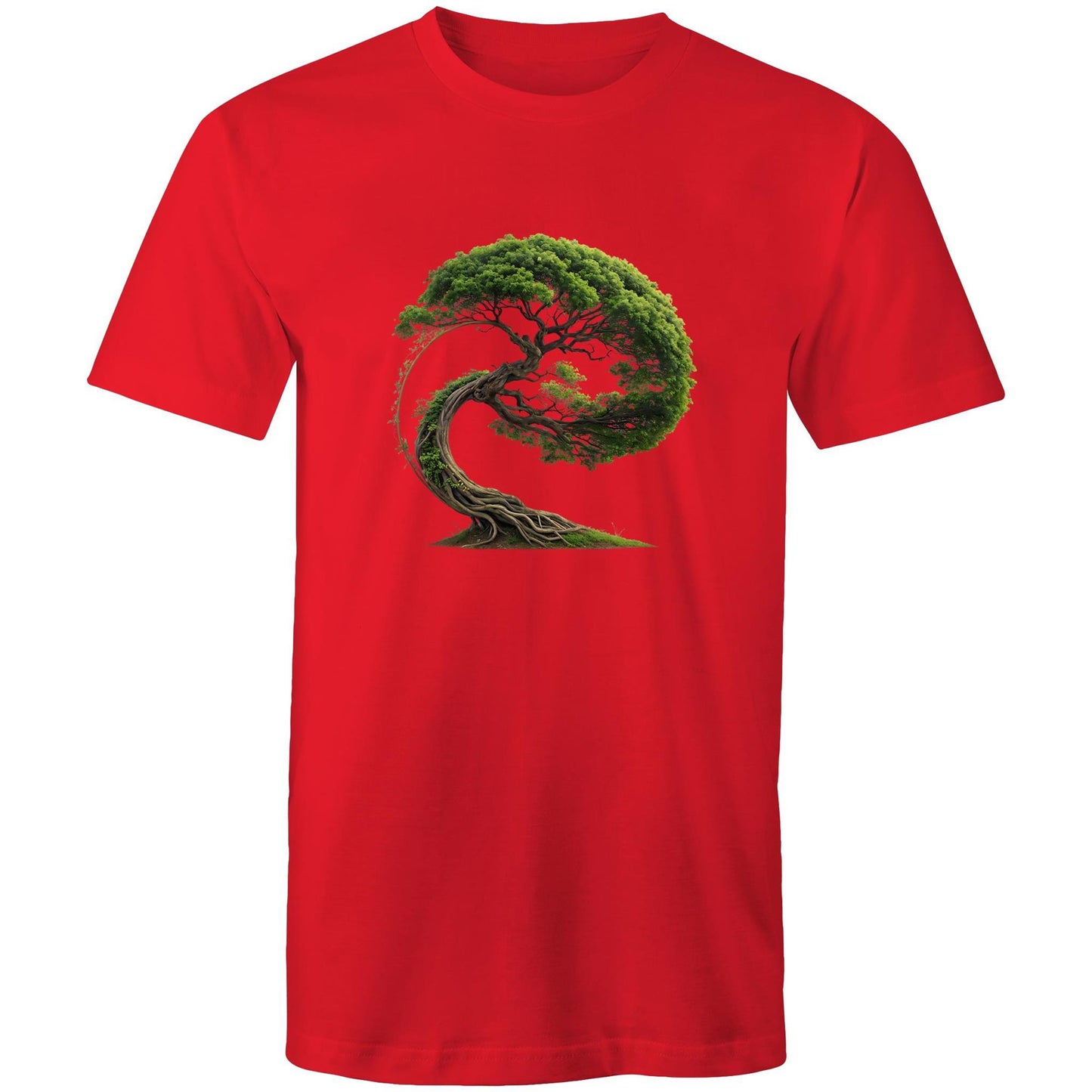 Men's Earthfolk T shirt - Swept in Motion - The Crescent Moon