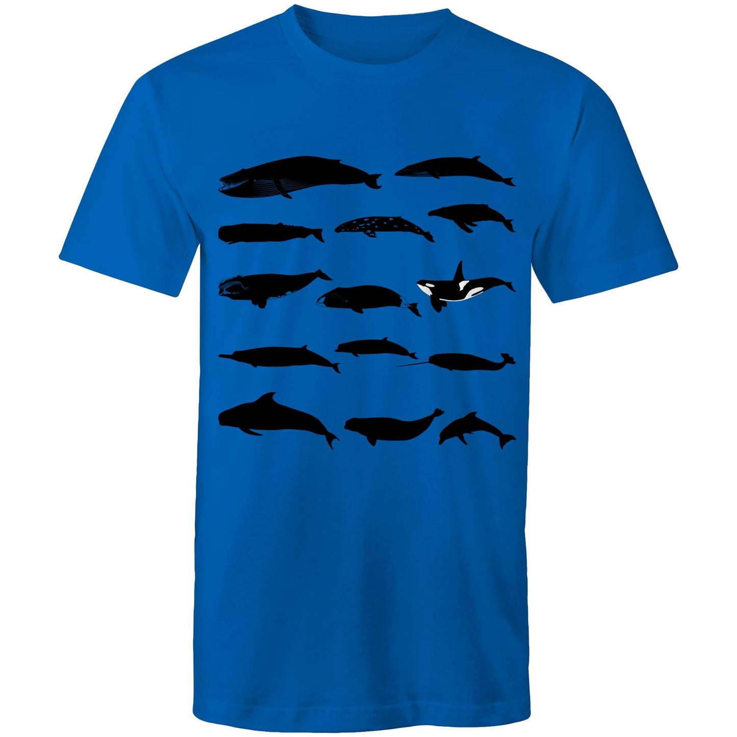 Men's Earthfolk Tshirt - Whale Silhouette - The Crescent Moon
