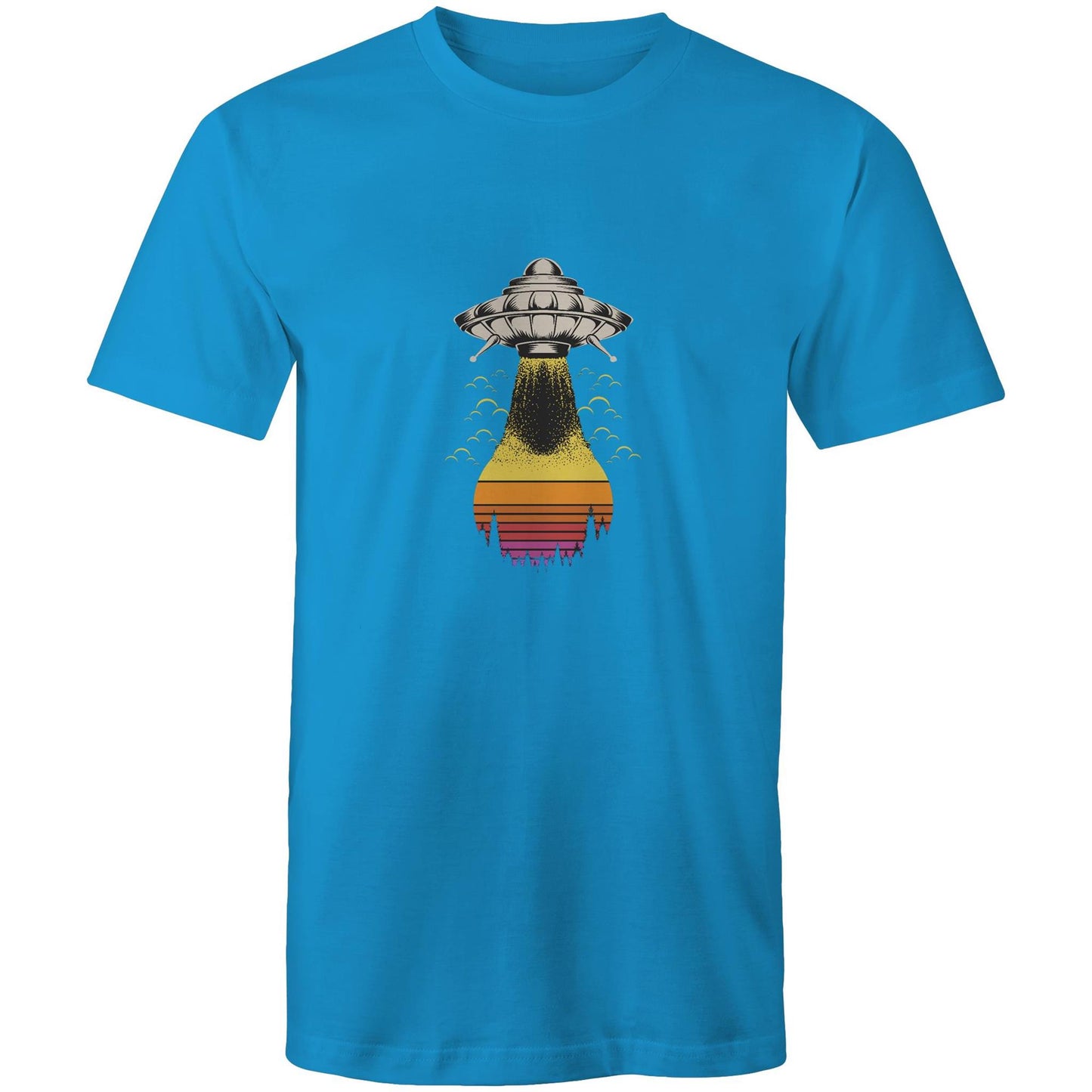 Men's Earthfolk Printed T shirt - Alien Summer - The Crescent Moon