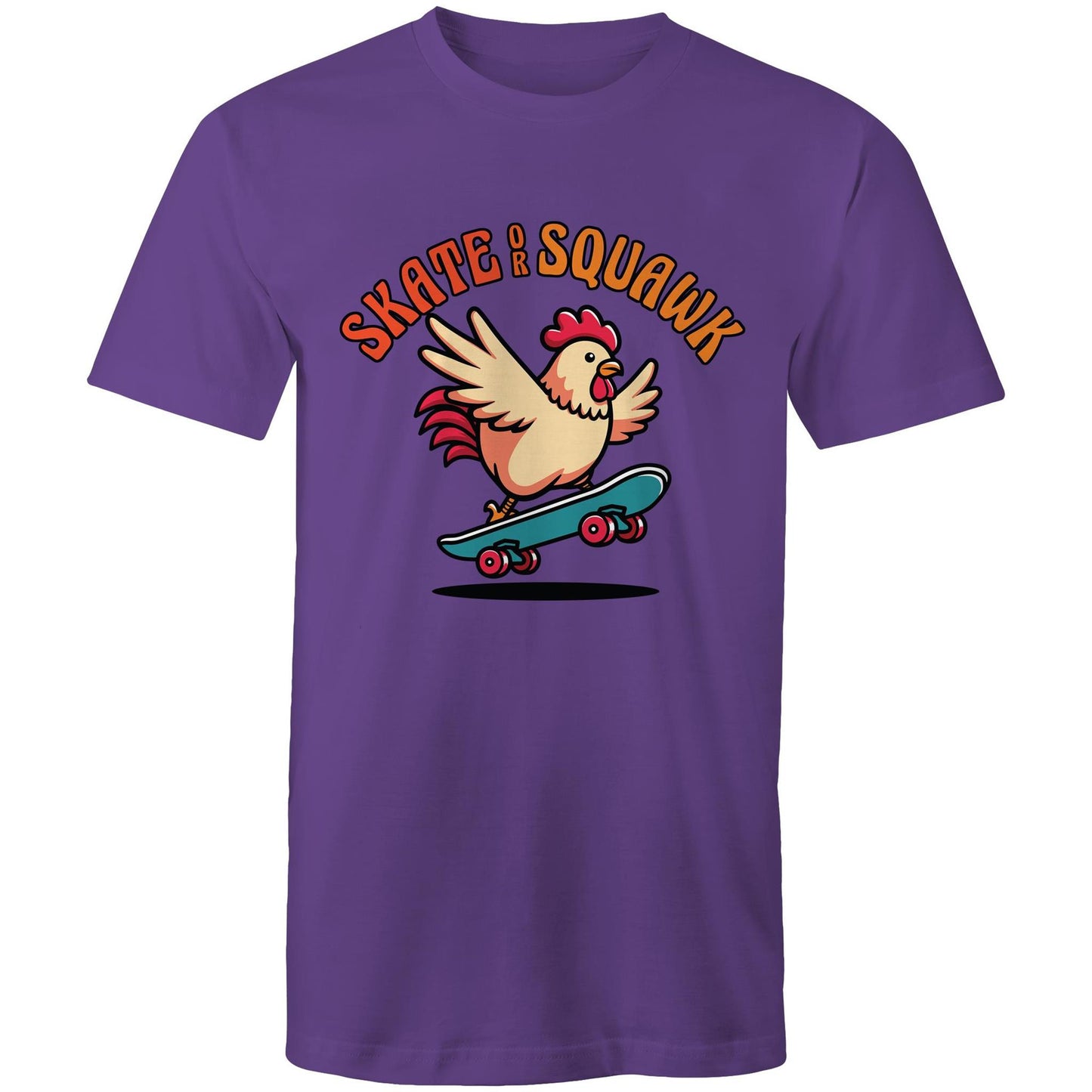 Men's Earthfolk T shirt - Skater Chook