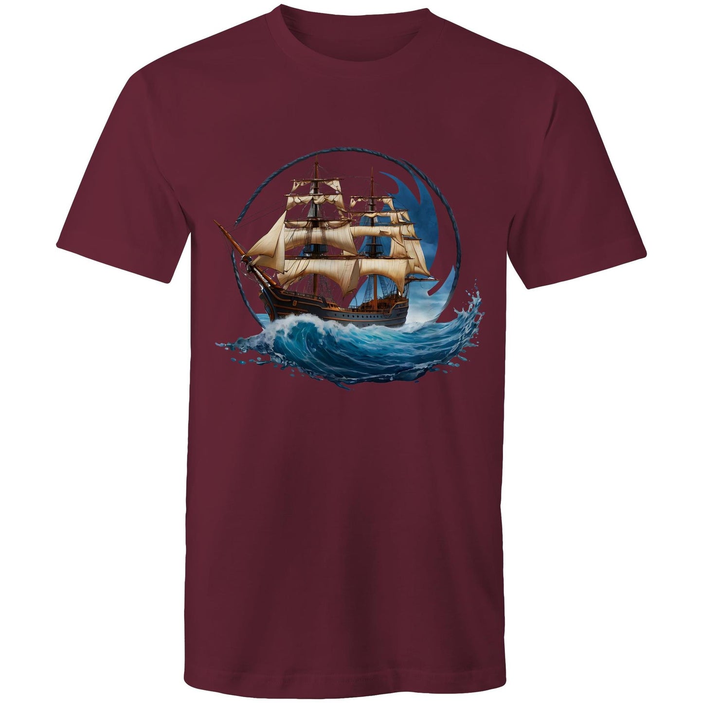 Men's Earthfolk T shirt - Ahoy me Hearties - The Crescent Moon