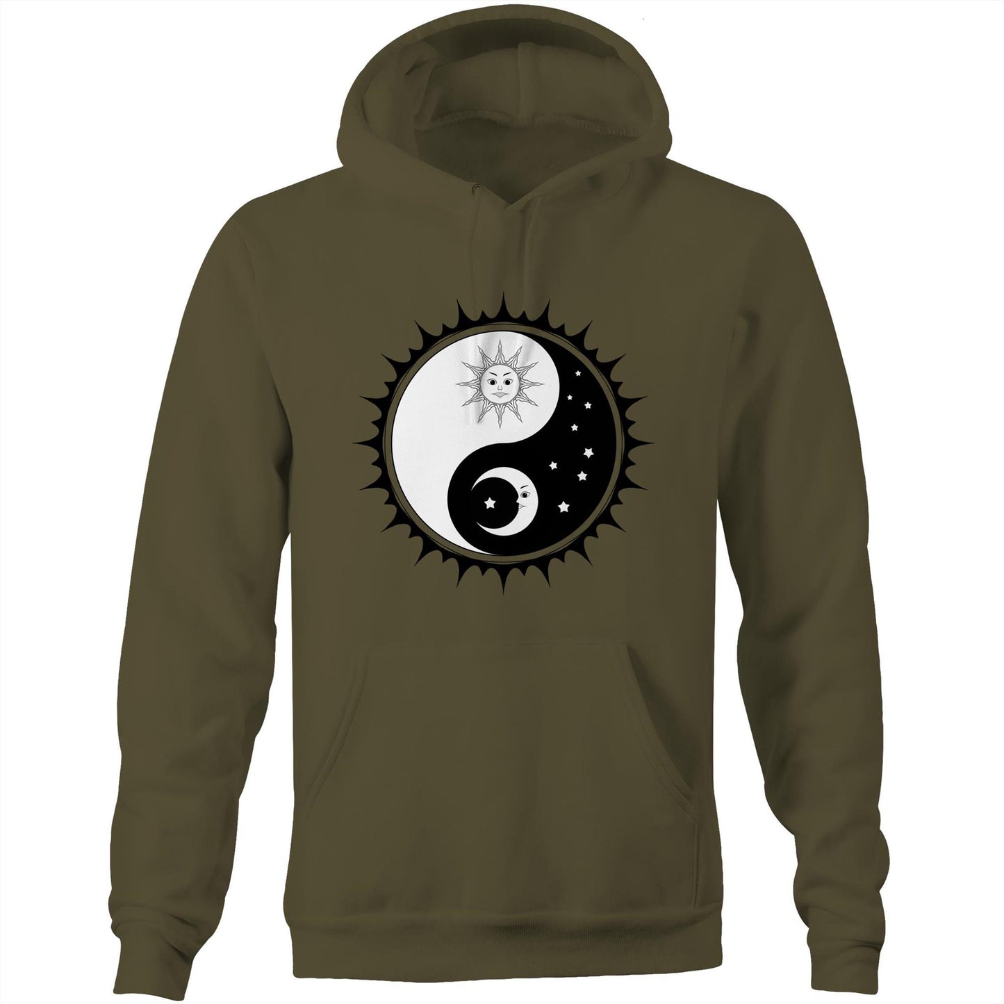 Unisex Earthfolk Hoodie - Sun Yin Yang