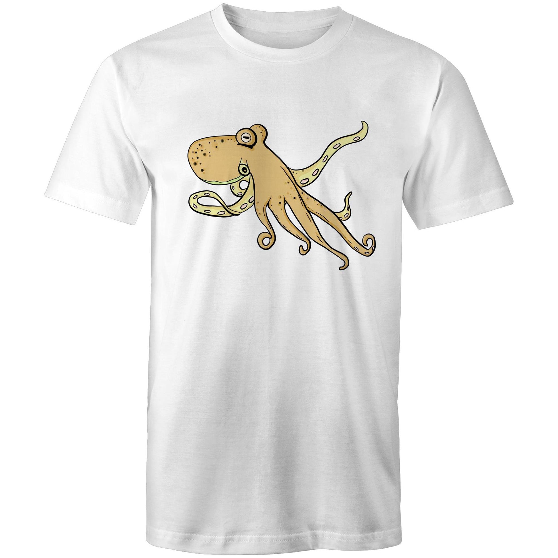 Men's Earthfolk Octopus Printed T shirt - The Crescent Moon