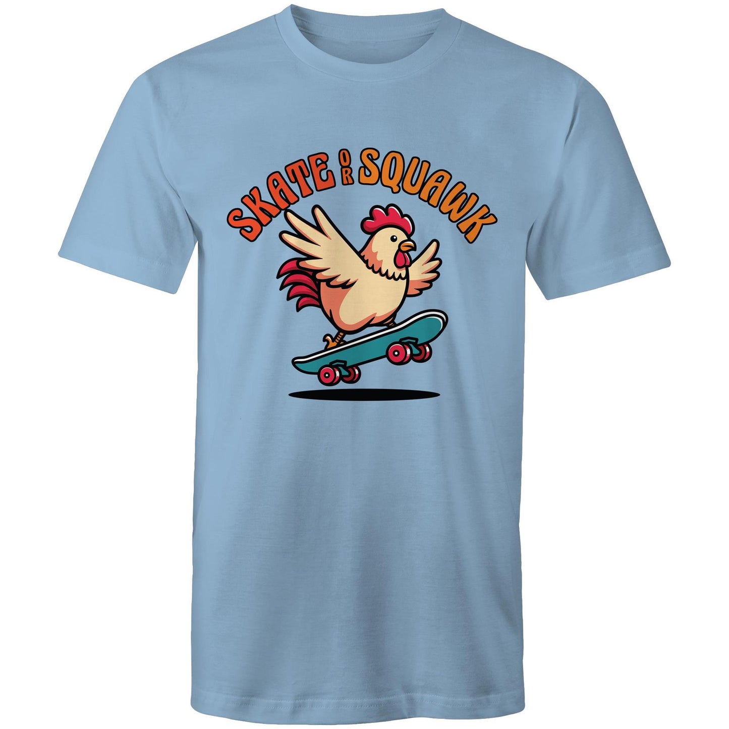 Men's Earthfolk T shirt - Skater Chook