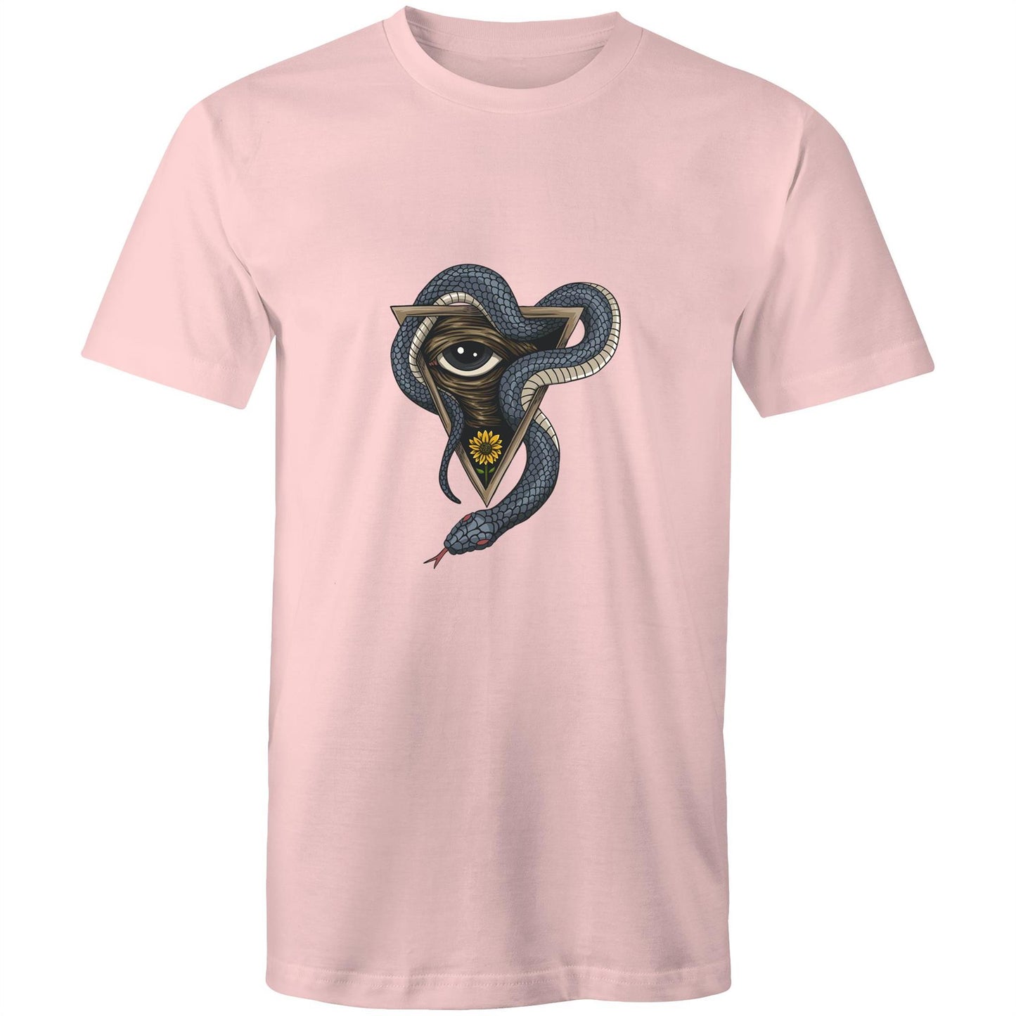 Men's Earthfolk T shirt - Serpents Vision - The Crescent Moon