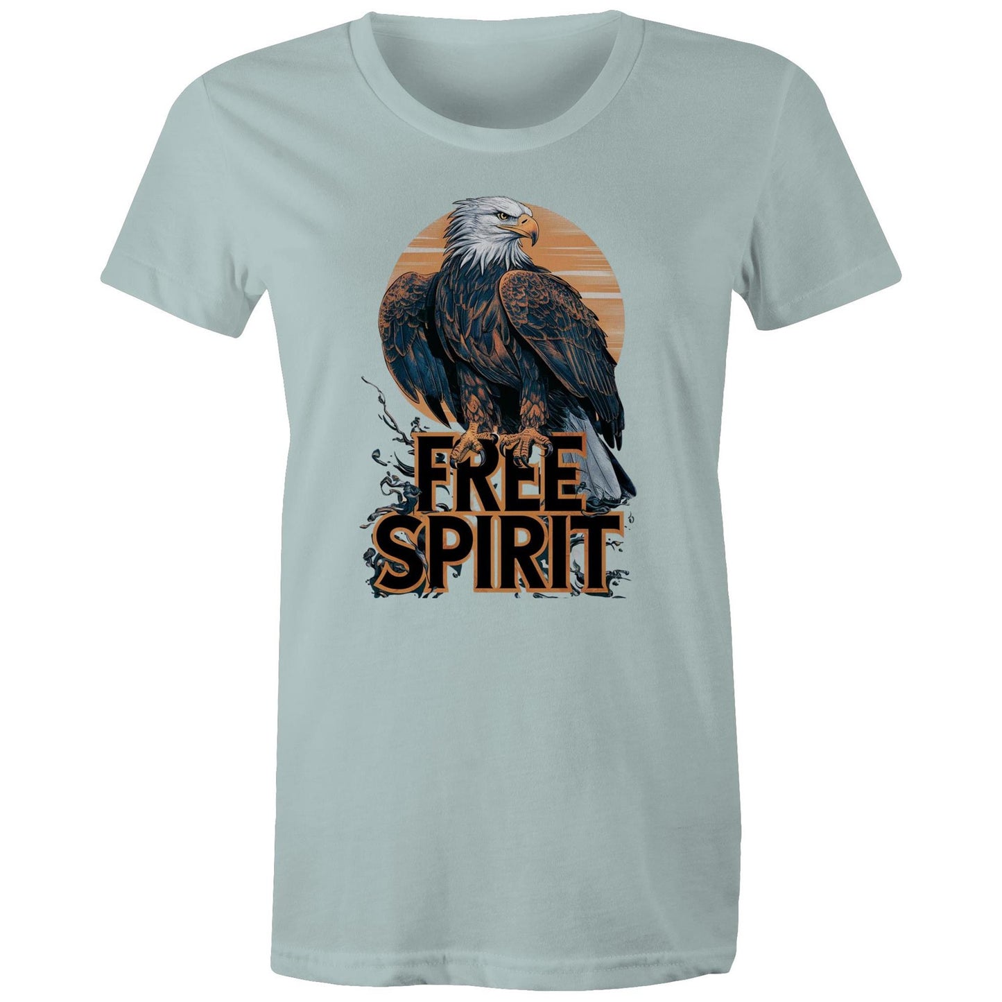 Womens Earthfolk T shirt - Free Spirit - The Crescent Moon