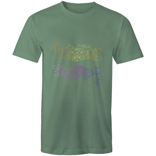 Men's Earthfolk T shirt - Scientific - The Crescent Moon