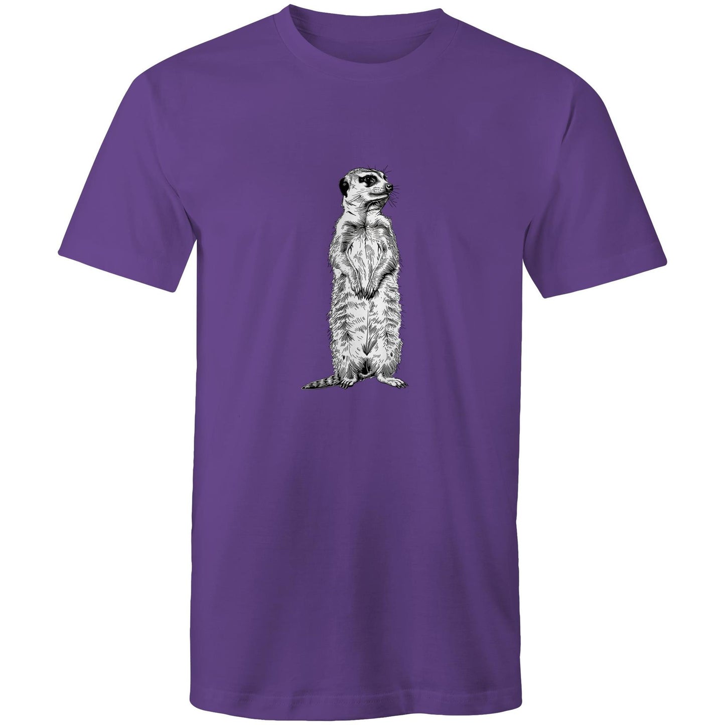 Mens Earthfolk T shirt - Meerkat - The Crescent Moon