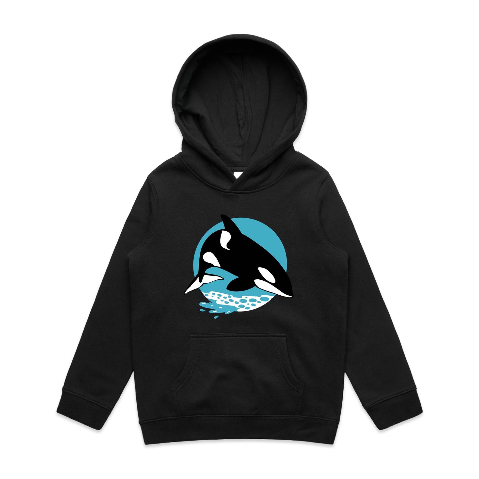 Kids Earthfolk Hoodie - Orca - The Crescent Moon