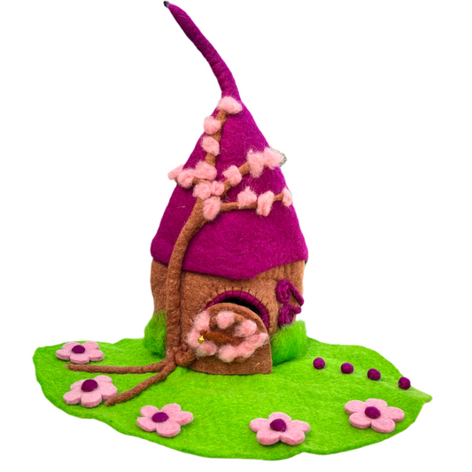 Felt Fairy House The Crescent Moon