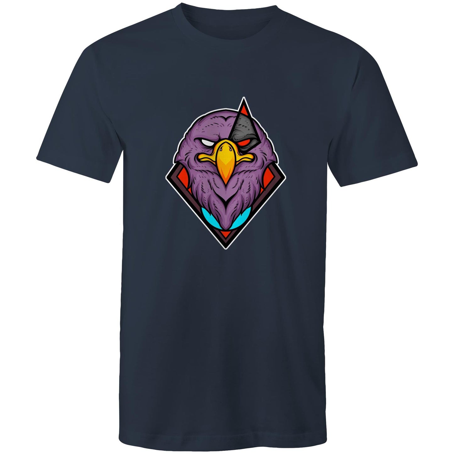 Men's Earthfolk T shirt - Abstract Eagle - The Crescent Moon