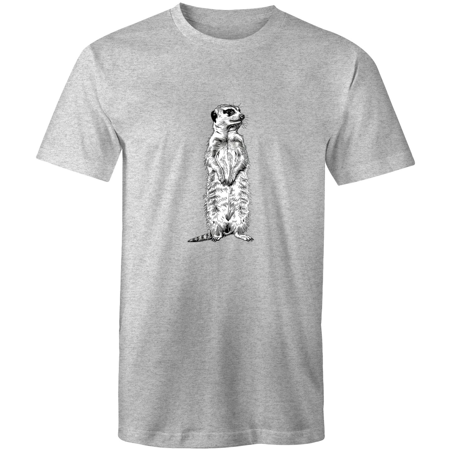 Mens Earthfolk T shirt - Meerkat - The Crescent Moon