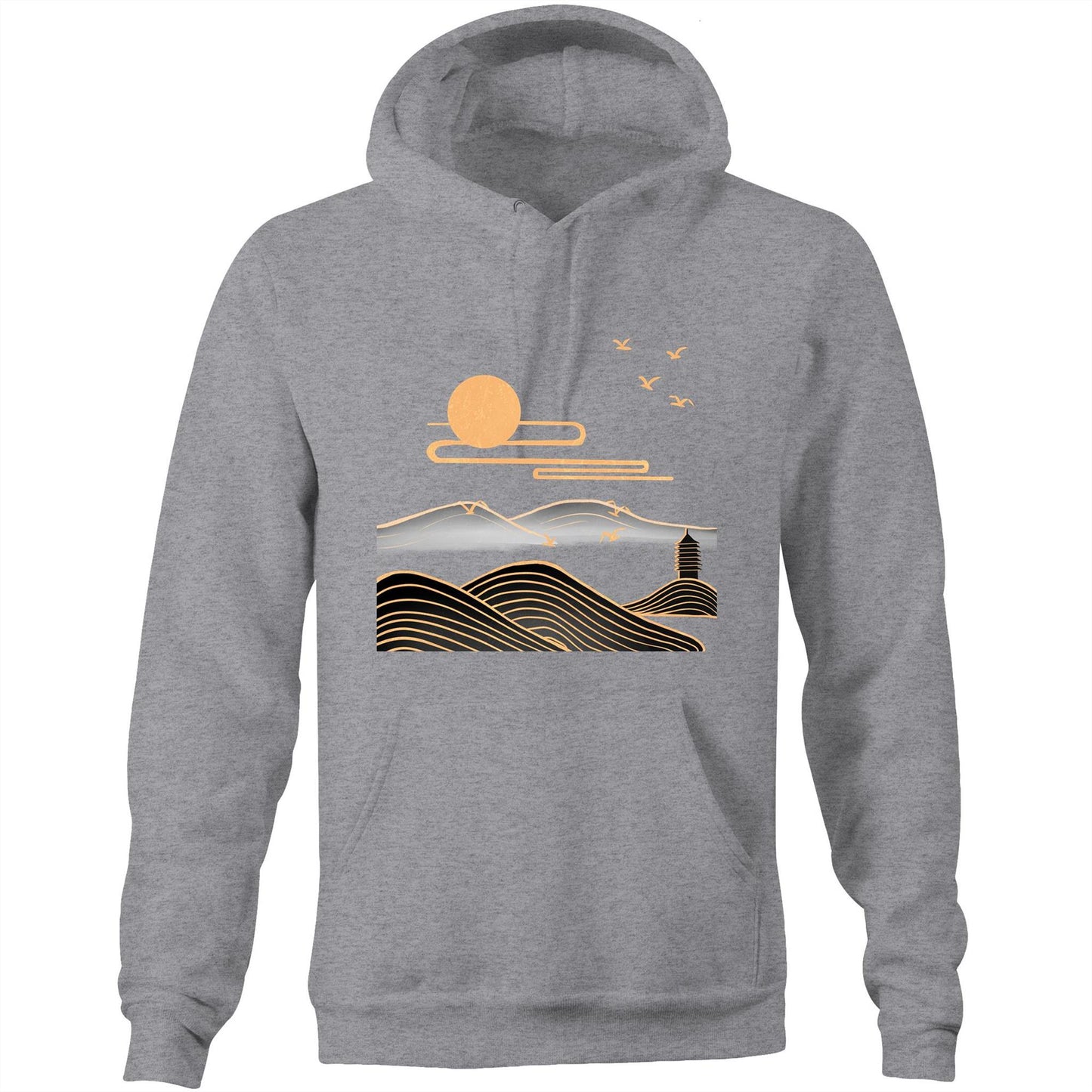 Unisex Earthfolk Hoodie - Natures Rise - The Crescent Moon