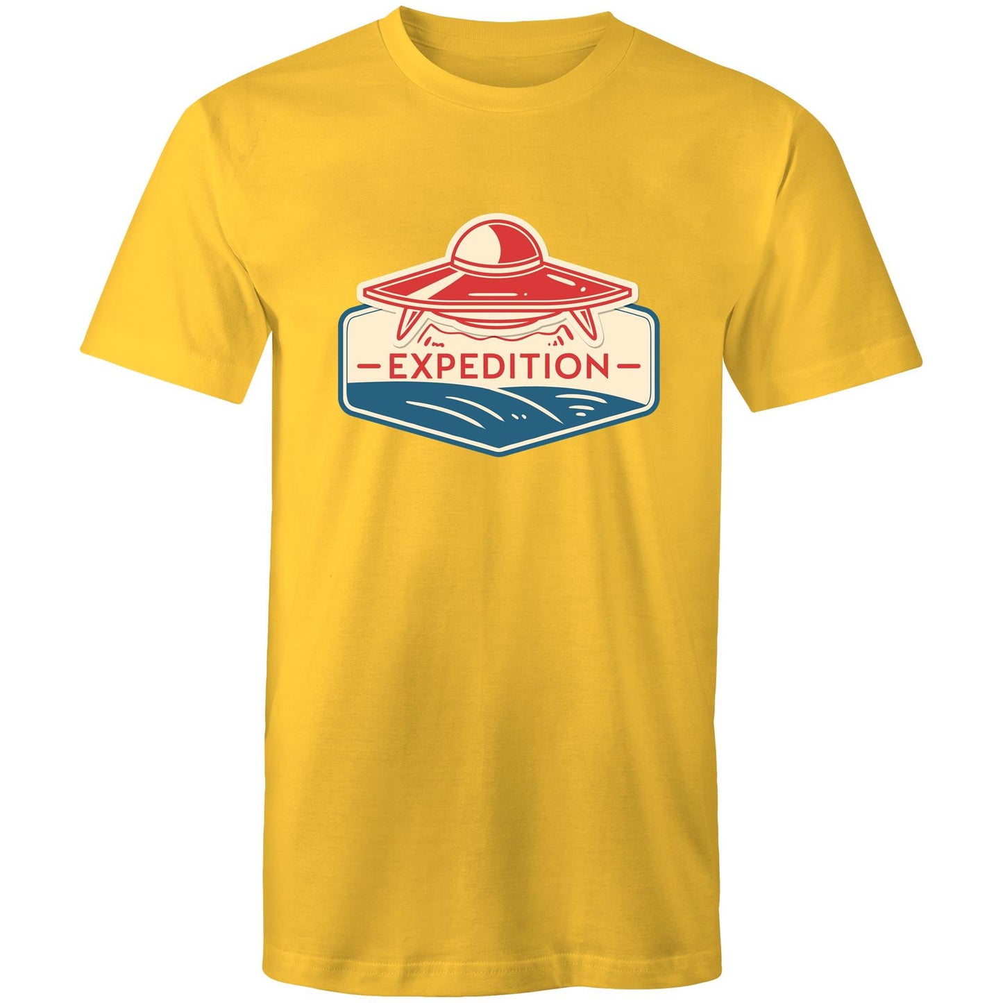 Men's Earthfolk T shirt - Alien Expedition - The Crescent Moon