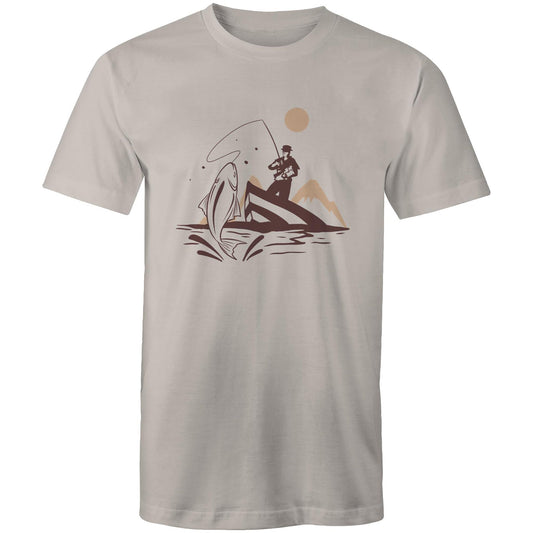 Men's Earthfolk T shirt - Catch of the Day - The Crescent Moon