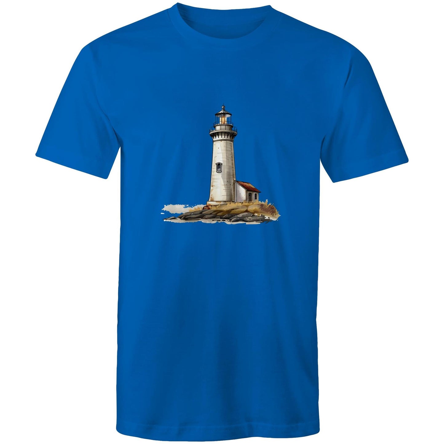 Men's Earthfolk T shirt - Lighthouse - The Crescent Moon
