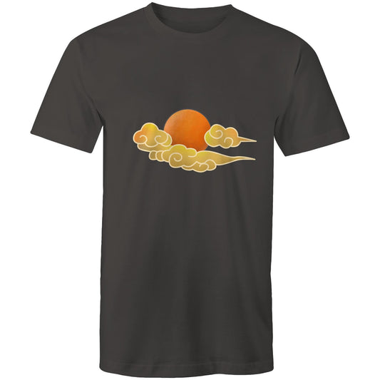 Men's Earthfolk T shirt - Cloud Swirl - The Crescent Moon