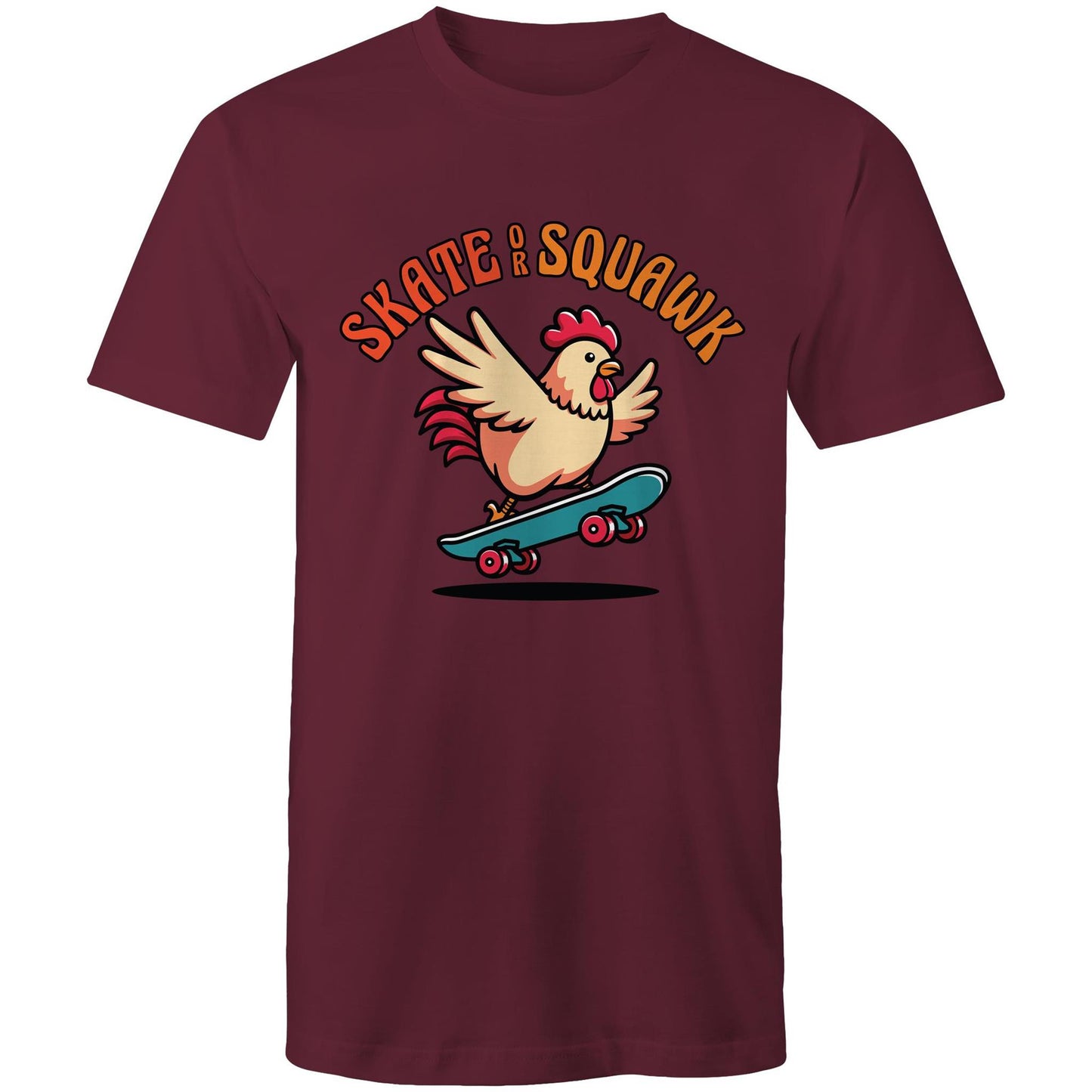 Men's Earthfolk T shirt - Skater Chook