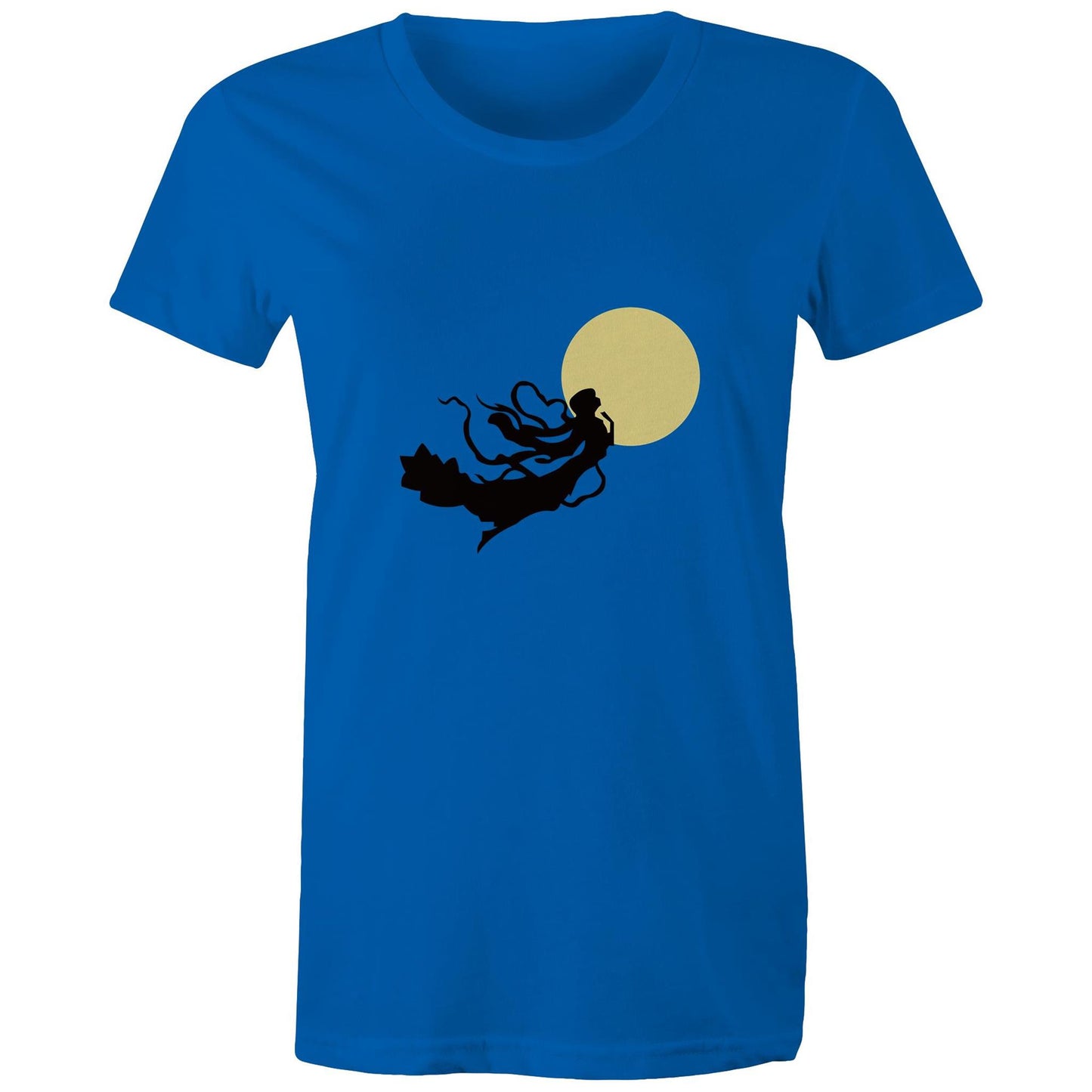 Women's Earthfolk T shirt - Autumn Goddess - The Crescent Moon