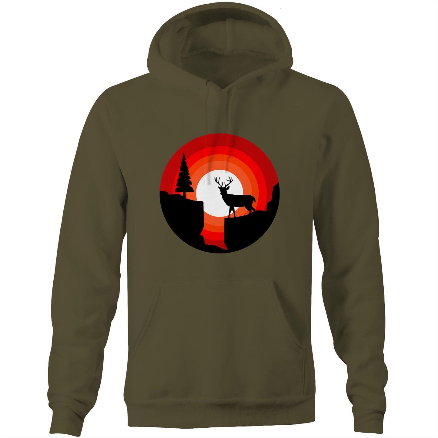Unisex Earthfolk Hoodie - No Eye Deer - The Crescent Moon