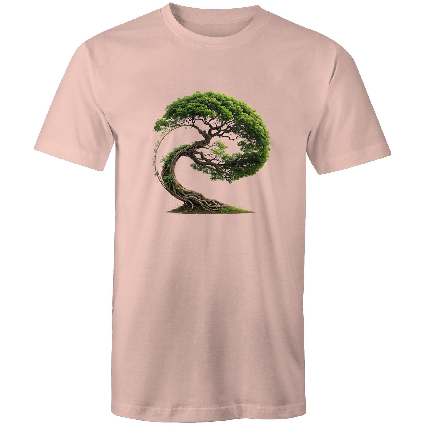 Men's Earthfolk T shirt - Swept in Motion - The Crescent Moon