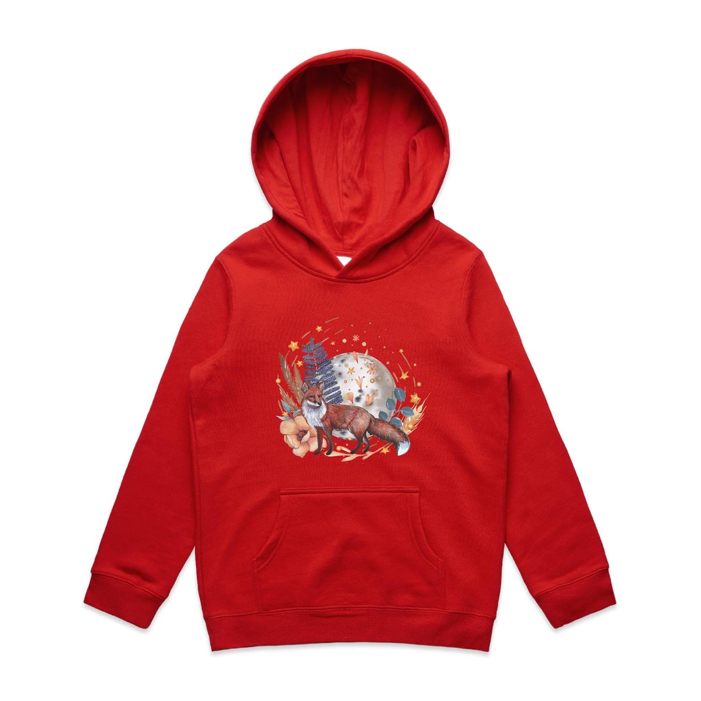 Kid's Earthfolk Hoodie - Water Fox